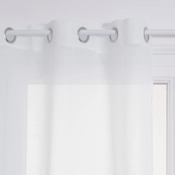 Voilage "Ana" blanc 140x240cm