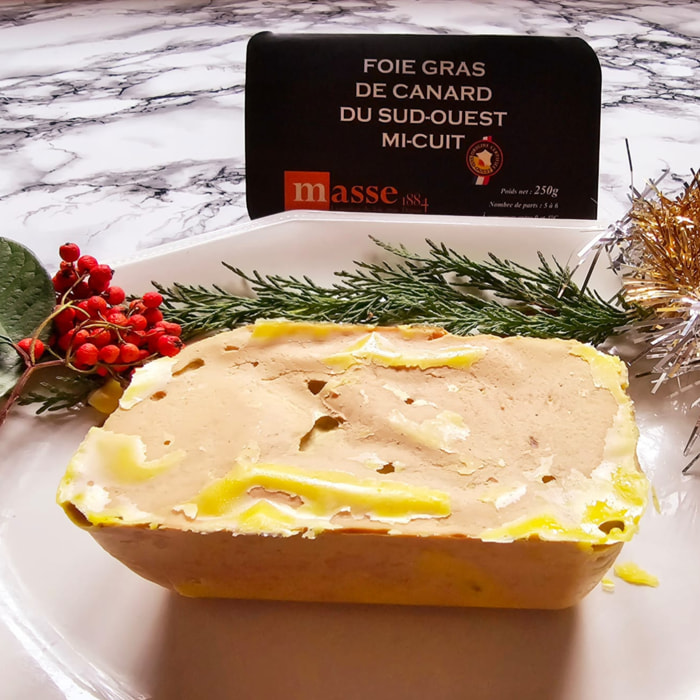 Foie gras de canard mi cuit - 250g - France