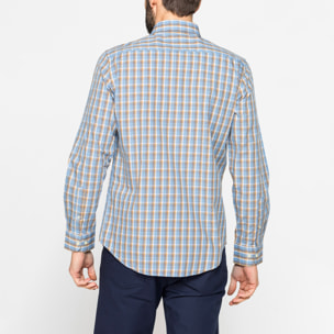 CAMICIA BUTTON-DOWN CON MANICA LUNGA E TASCHINO