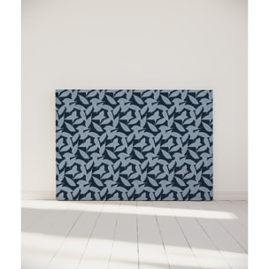 Tête de lit Feuillage | Coloris Bleu | Largeur au choix