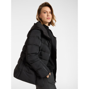 Elena Mirò - Piumino in nylon opaco - Nero