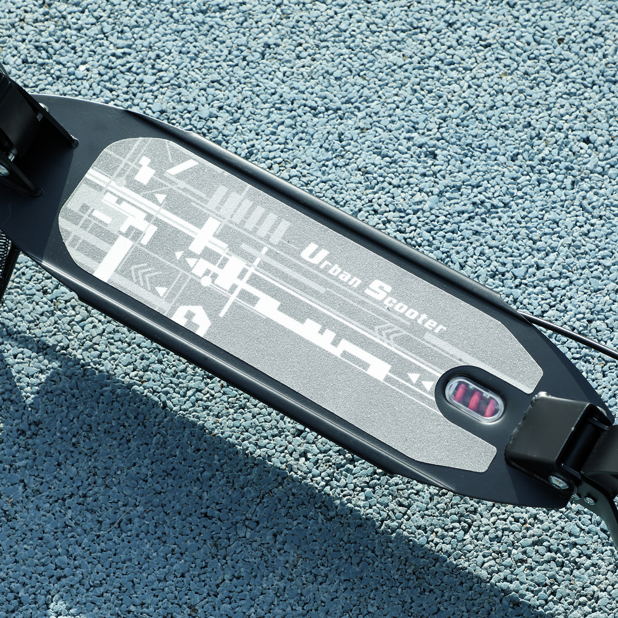 Trottinette pliable enfant 6-12 ans hauteur guidon réglable freins suspensions AV/AR béquille noir