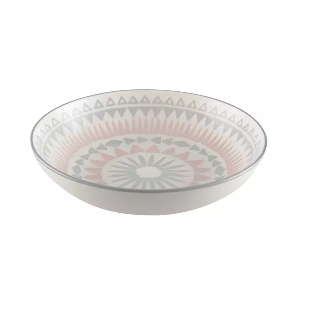 Lot de 6 Assiette creuse rose - coachella