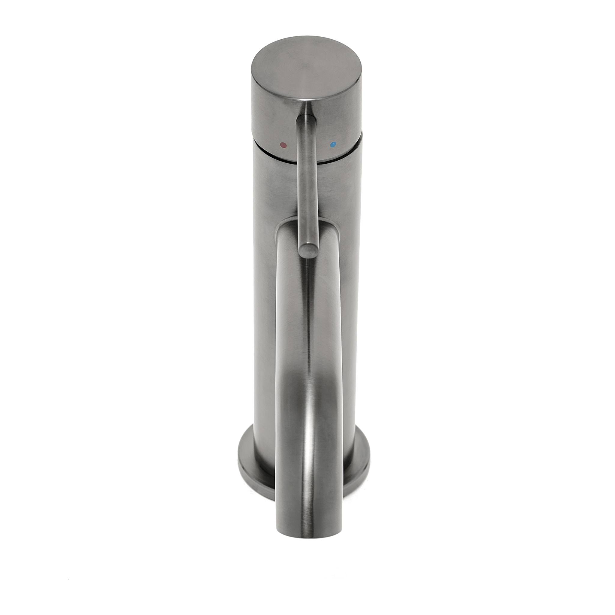 Aurum mitigeur de lavabo 16,5 cm, à levier, sans vidage, gun métal brossé (SATBAUR271BGM)