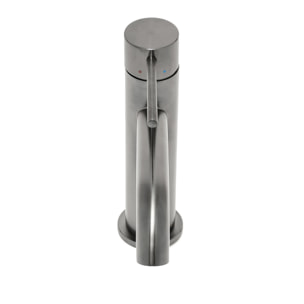 Aurum mitigeur de lavabo 16,5 cm, à levier, sans vidage, gun métal brossé (SATBAUR271BGM)