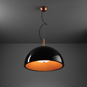 LEDS·C4 Lámpara Colgante Umbrella Ø600 E14 27W Oro 630LM, Iluminación Interior