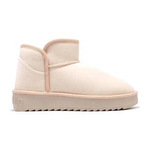 Botas Australianas Corte Bajo Nordic Low Basic Blanco Roto D.Franklin