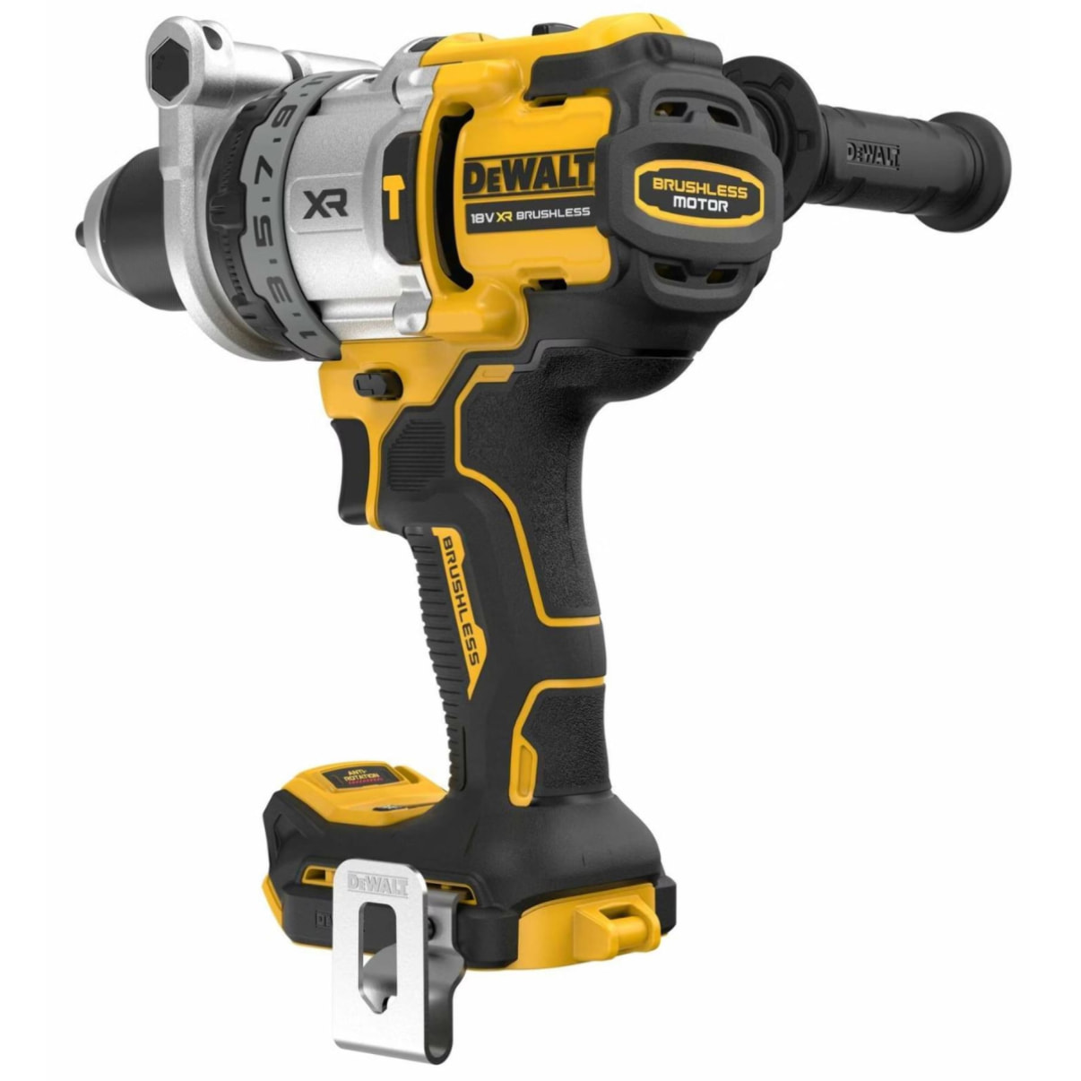 Perceuse, visseuse à percussion 18V brushless - DEWALT - avec 2 batteries 18V 5.0Ah - coffret - DCD1007H2T-QW
