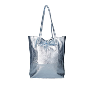 Borsa Shopper  da donna In Vera pelle Made in Italy 40x36x11 cm