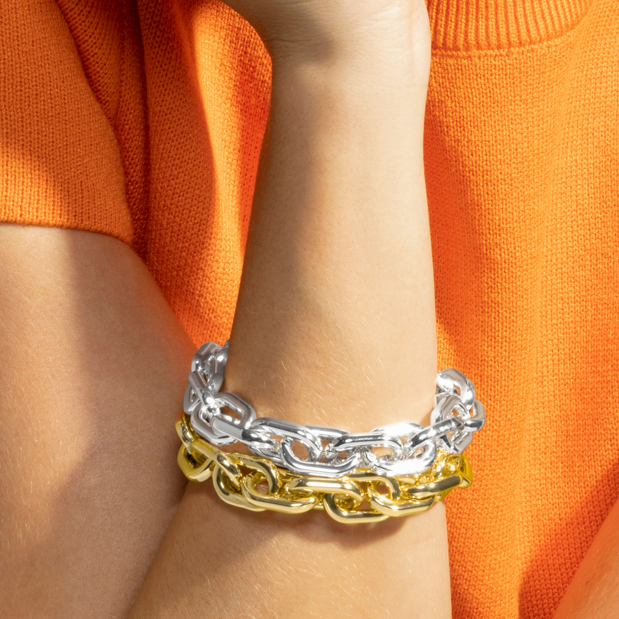 Pulsera acabado plata