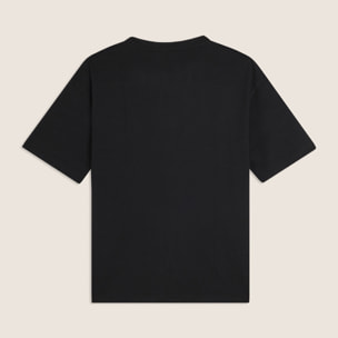 T-shirt con stampa "FREDDY FEEL THE FLOW" e borchie