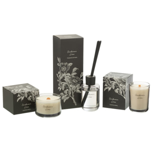 J-Line Bâtonnets parfumés Walk in the Woods - Cardamome Citron Vert - zwart - 180 ml