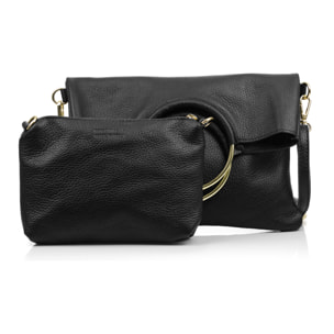 Corinna Borsa a tracolla Donna. Pelle autentica Dollaro.