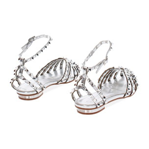 Ballerine slingback donna argentate