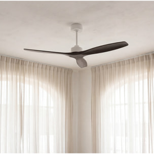 Forlight - Ventilador Stem Evo ø1320mm Acero Blanco palas Negras