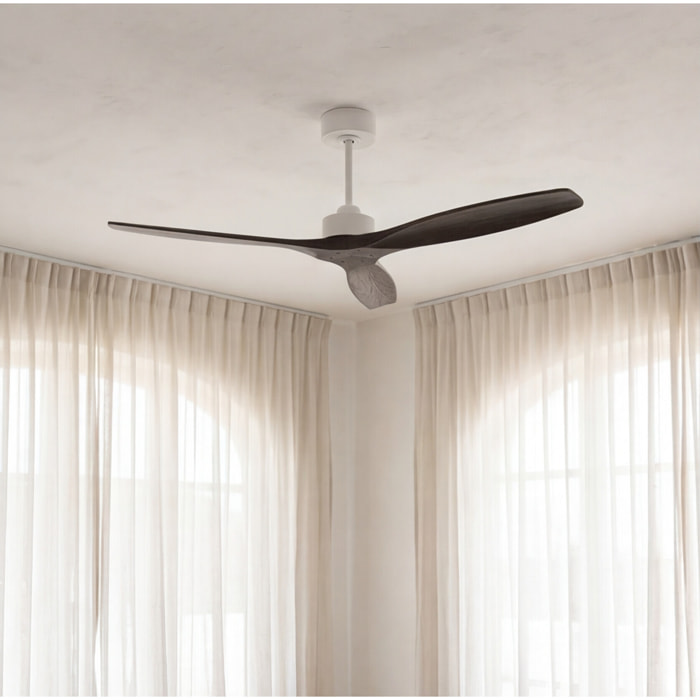 Forlight - Ventilador Stem Evo ø1320mm Acero Blanco palas Negras