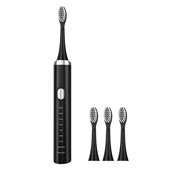 Cepillo de dientes eléctrico sónico, para adultos, con 8 funciones para tu salud y belleza bucal. Modelo recargable.