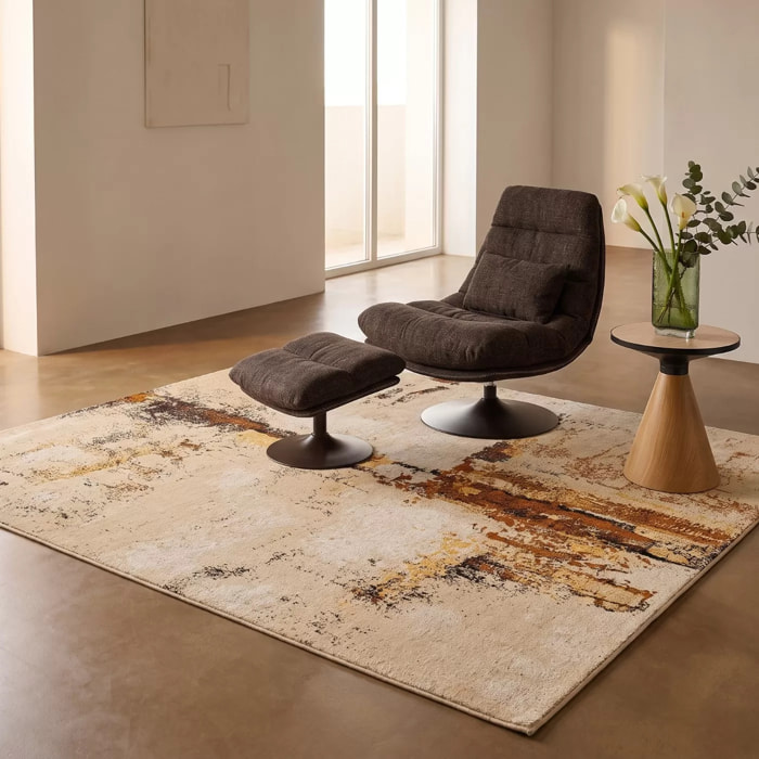 Tapis Dust 240x170cm doré Kare Design
