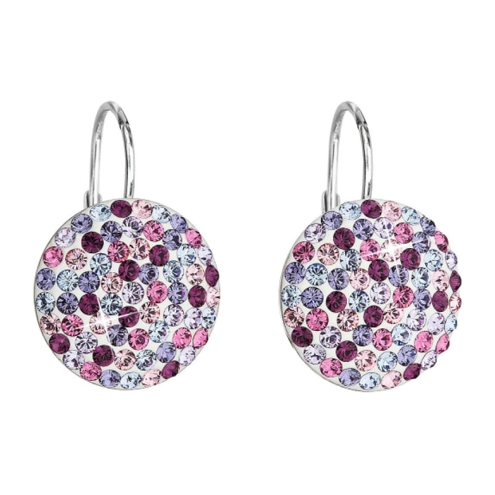 Pendientes Round Brillantin adornado con cristales de Swarovski