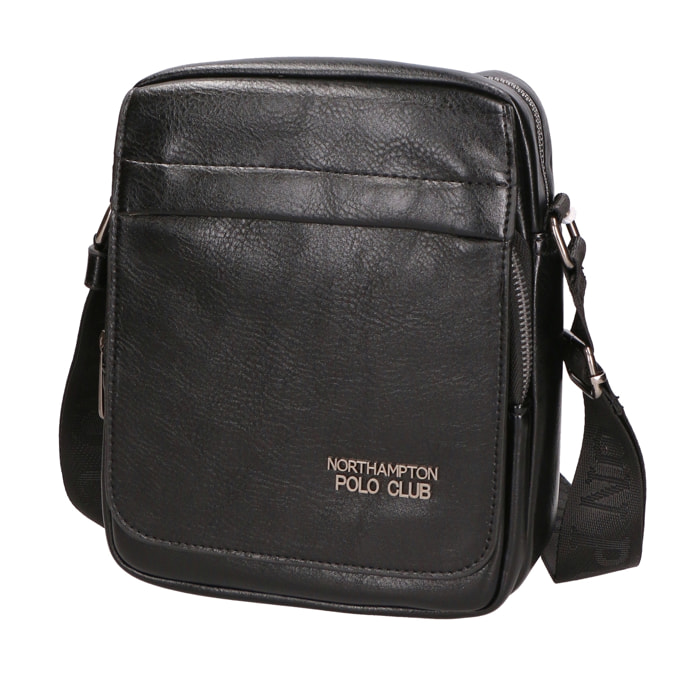 Borsa a tracolla da Uomo in Ecopelle Prodotto Vegano 19x23x7,5 cm