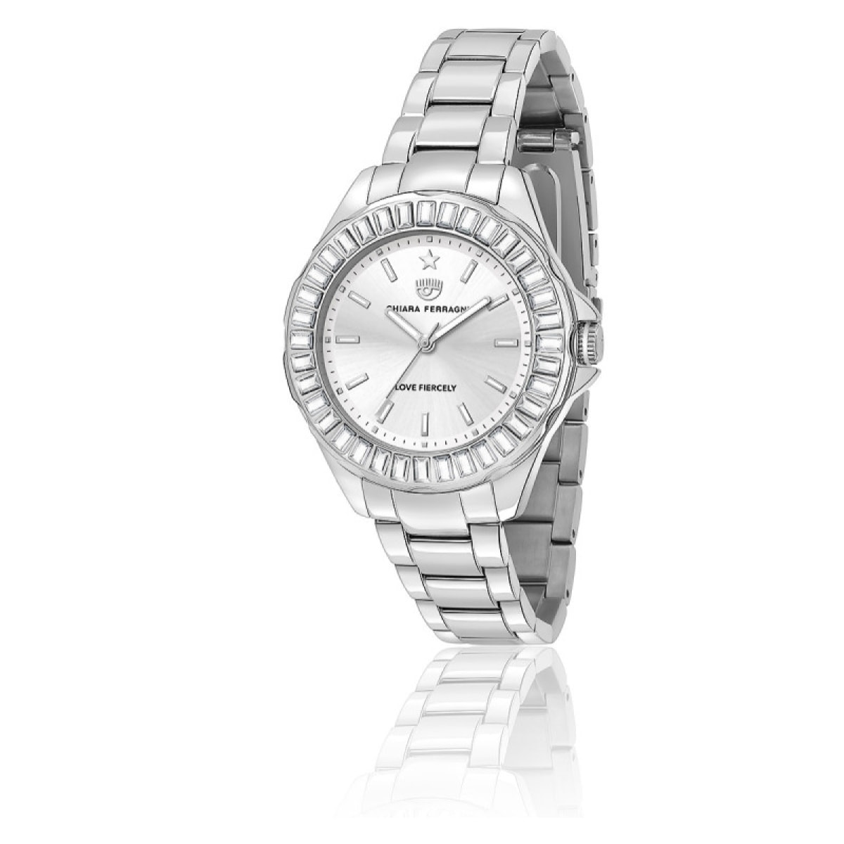 Reloj Chiara Ferragni R1953101504 Mujer Analogico Cuarzo con Correa de Acero inoxidable