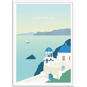 Affiche - Santorini - Katinka Reinke