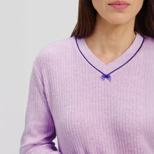 Camisón largo Morado