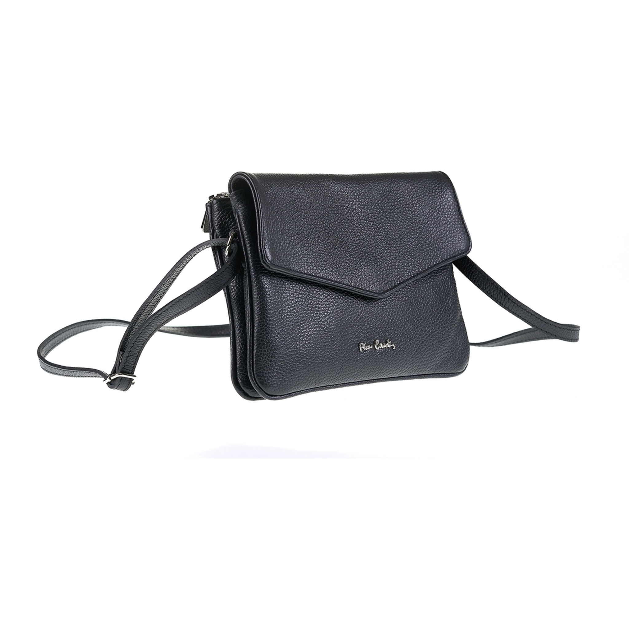 Borsa a tracolla da donna Made in Italy - Modello Seraphina Lux - 100% pelle - 26.0 x 18.0 x 4.0 cm