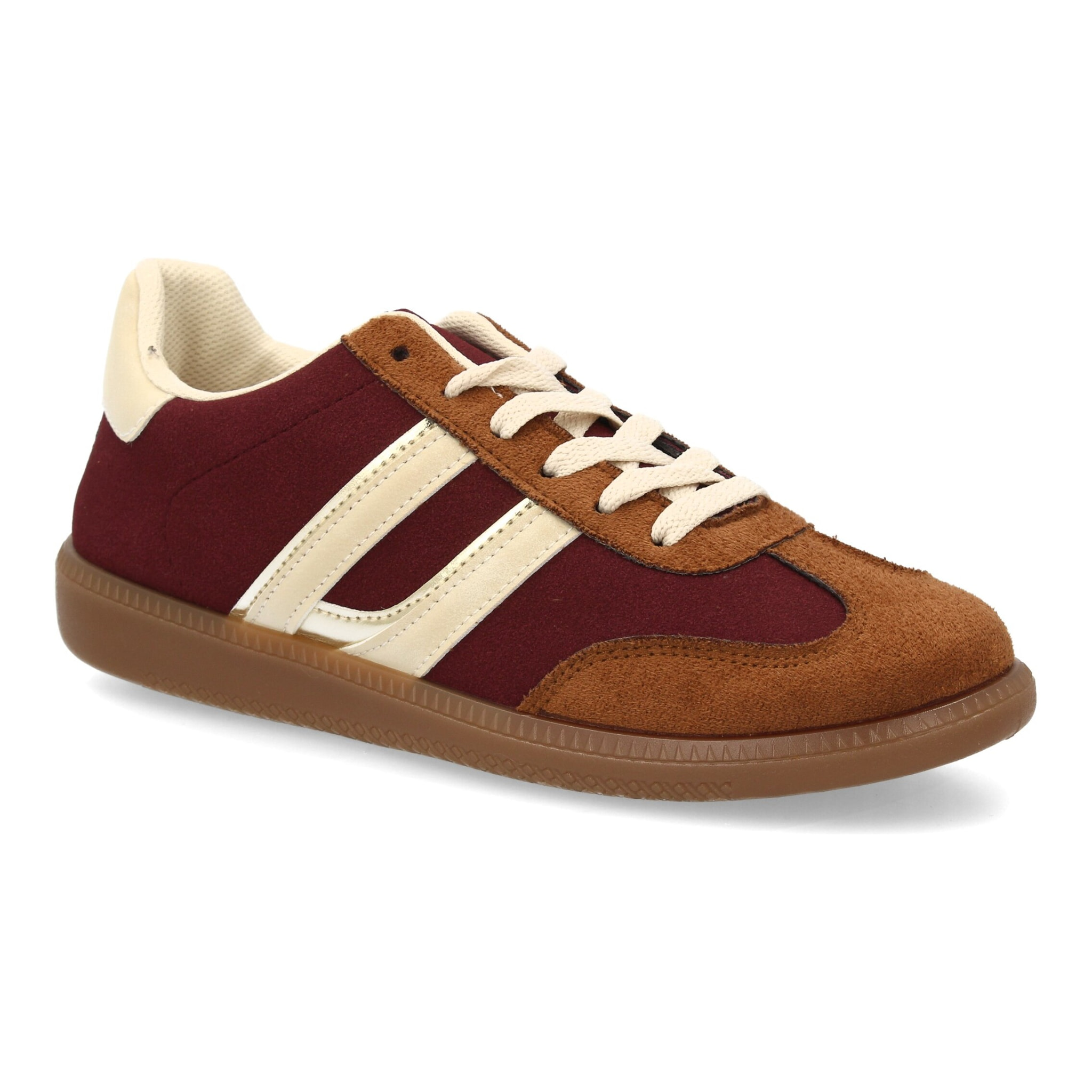 Zapatillas deportivas mujer casual efecto ante con cordones