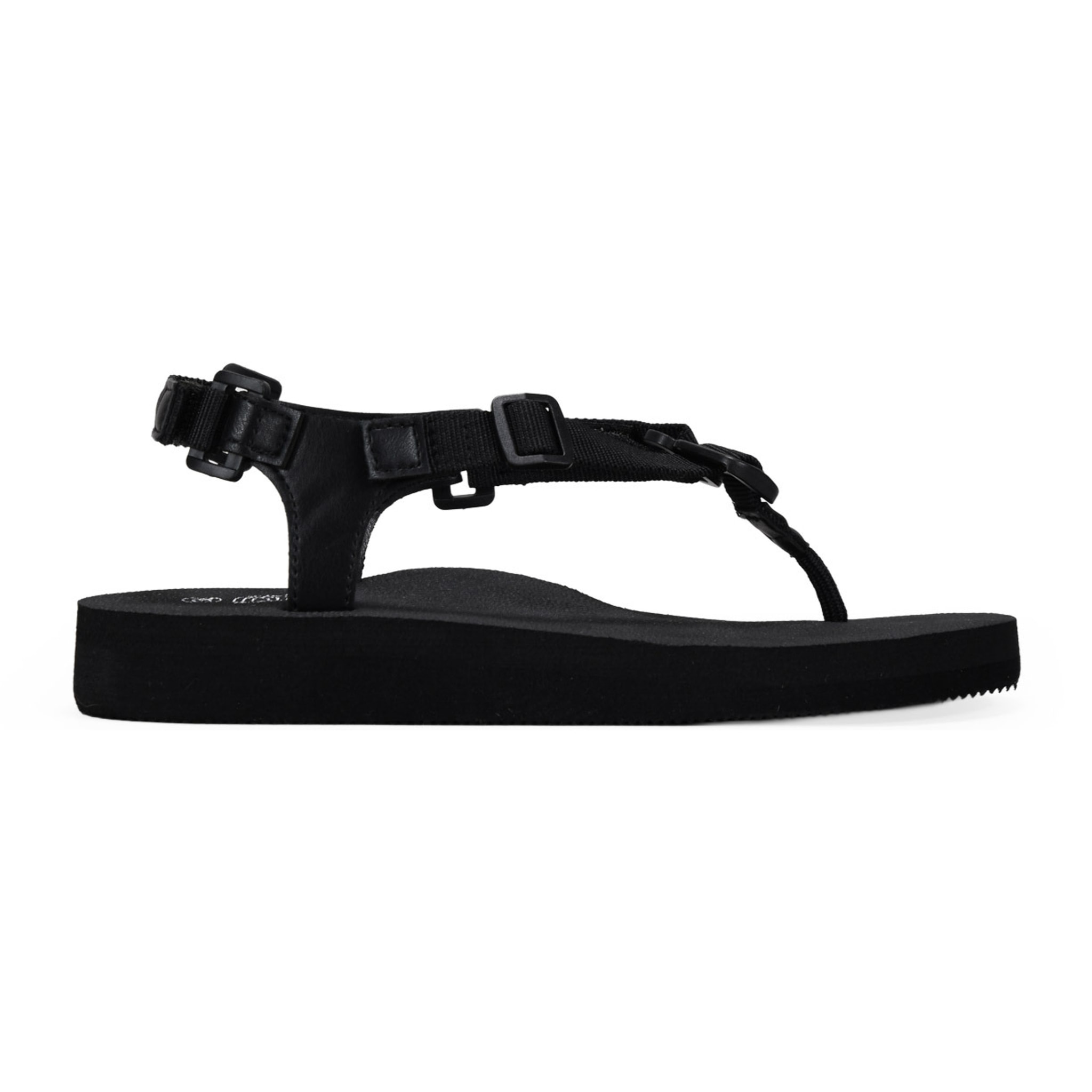 Sandalias deportivas negras de dedo
