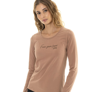 Camiseta mujer manga larga 'Relaxed'