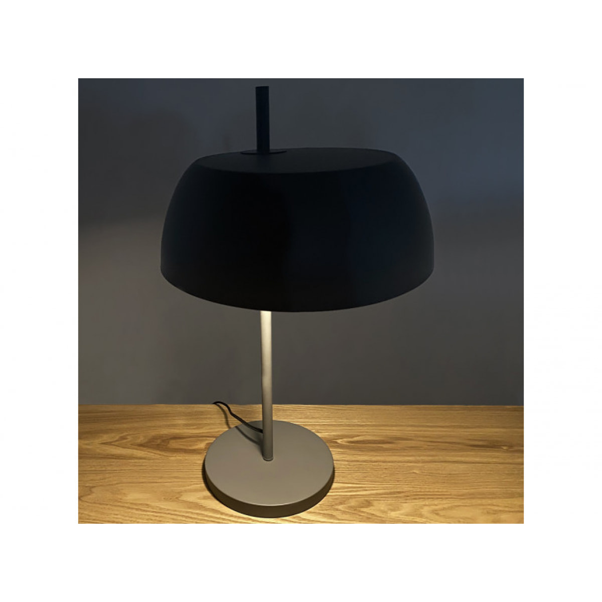 Lampe à poser en métal gris - LOLLY 621