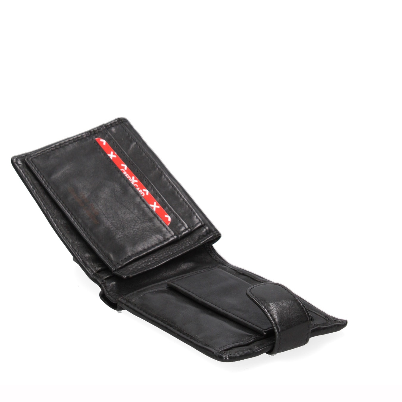 Portafoglio uomo in vera pelle - Modello False - Casual - 12.5 x 10.0 x 2.5 cm