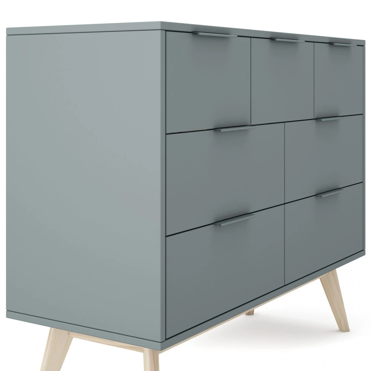 Cómoda Numa Verde Salvia - Oak Soft