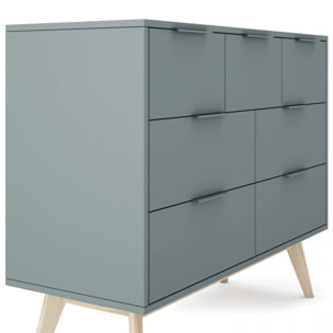 Cómoda Numa Verde Salvia - Oak Soft