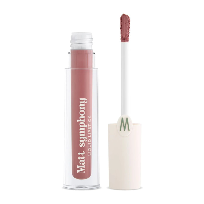 MATT SYMPHONY LIQUID LIPSTICK Rossetto liquido vegan friendly dal finish matt.