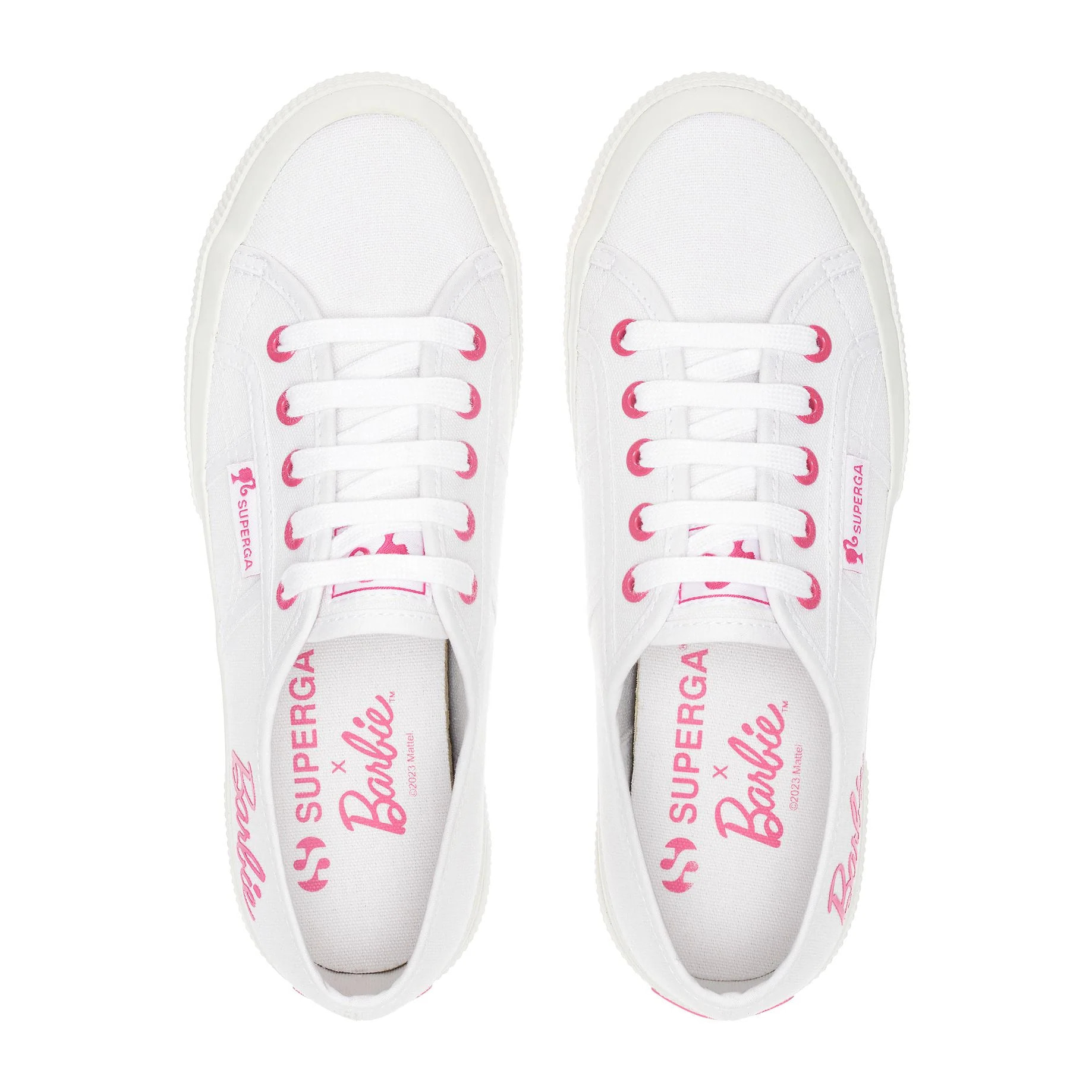 Le Superga Donna Bianco 2750 BARBIE BIG LOGO