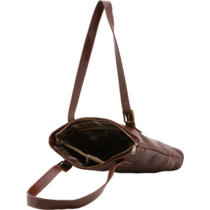 Borsa a spalla  da donna In Vera pelle Made in Italy 33x35x8 cm