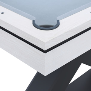 Table multi-jeux, ping-pong et billard en bois blanc ARIZONA