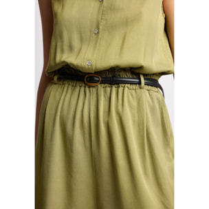 Kocca - Tuta corta con colletto a camicia Donna, Tinta unita, Colletto di camicia