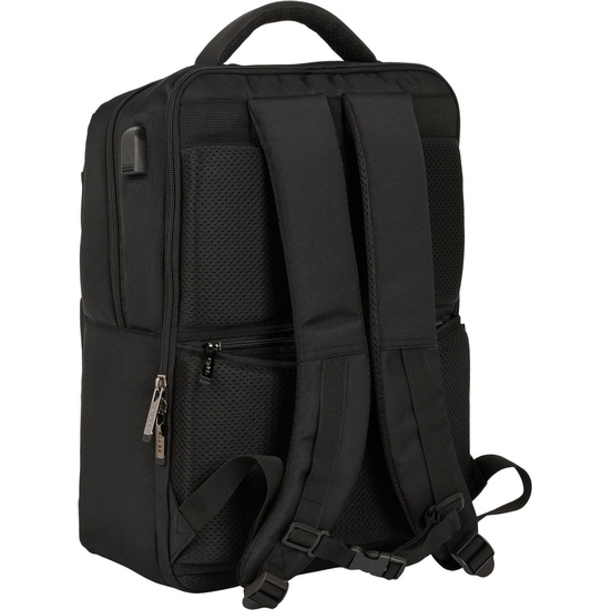 Mochila 2 bolsillos portatil 15,6+usb safta business "black"