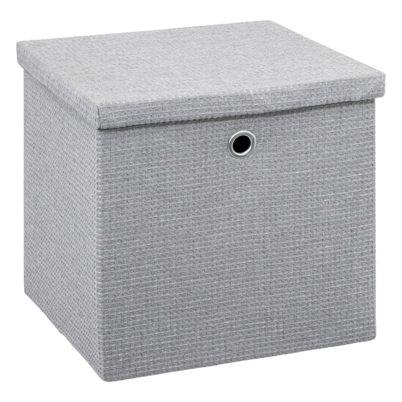 Boîte tissu 31x31cm gris "Mix 'n Modul"