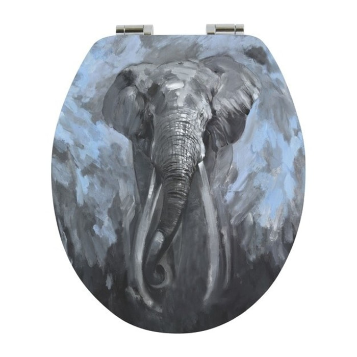 Abattant wc MDF ELEPHANT - Charnières Inox Spirella