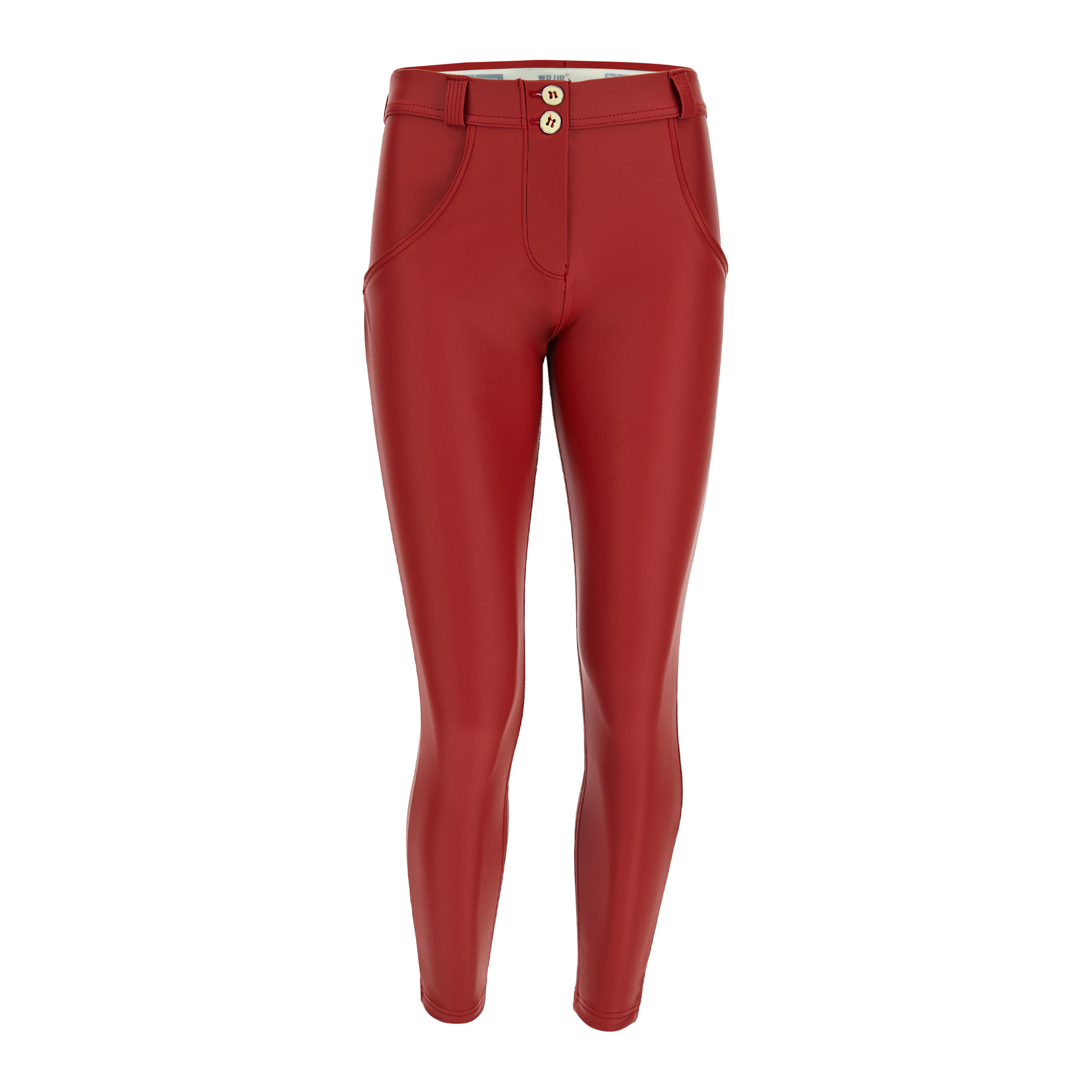 Pantaloni push up WR.UP® 7/8 superskinny similpelle ecologica