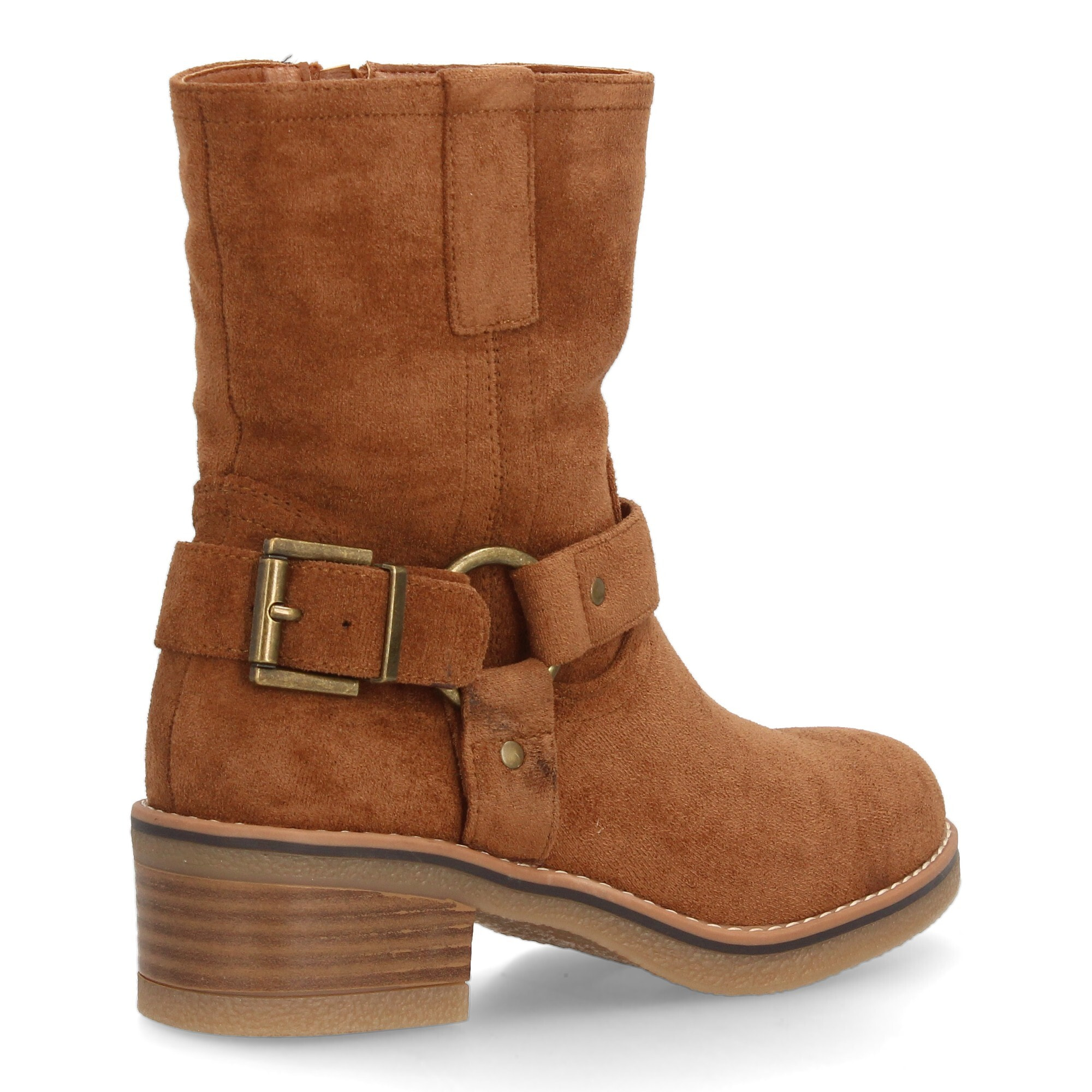 Botas casual mujer con hebilla lateral