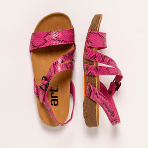 Sandalias 1045S SNAKE FUXIA/ I BREATHE color Fuxia