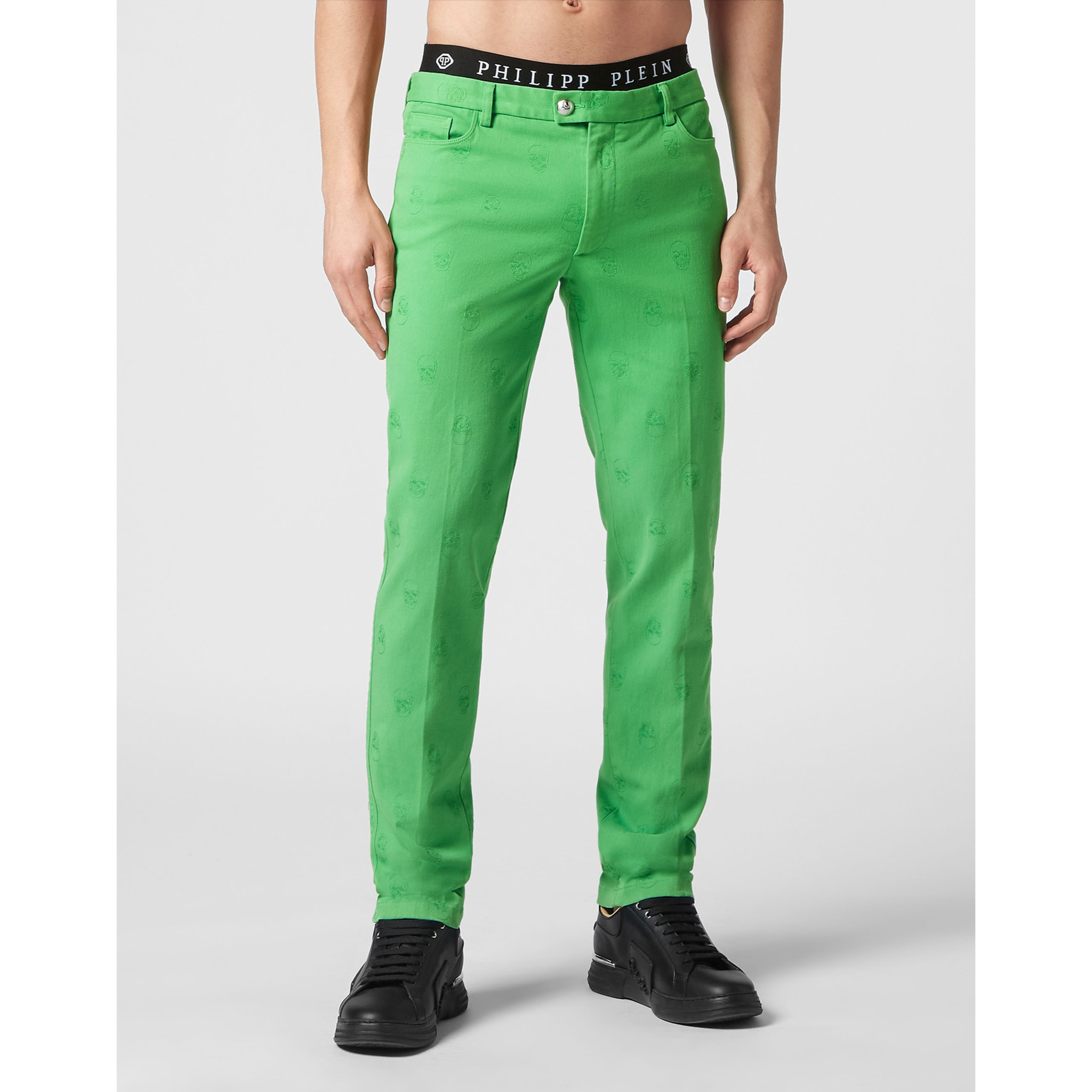 PHILIPP PLEIN Trousers Chinos fit SKULL