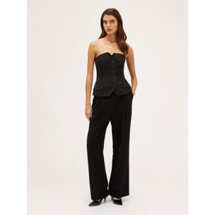 Motivi - Top bustier - Negro