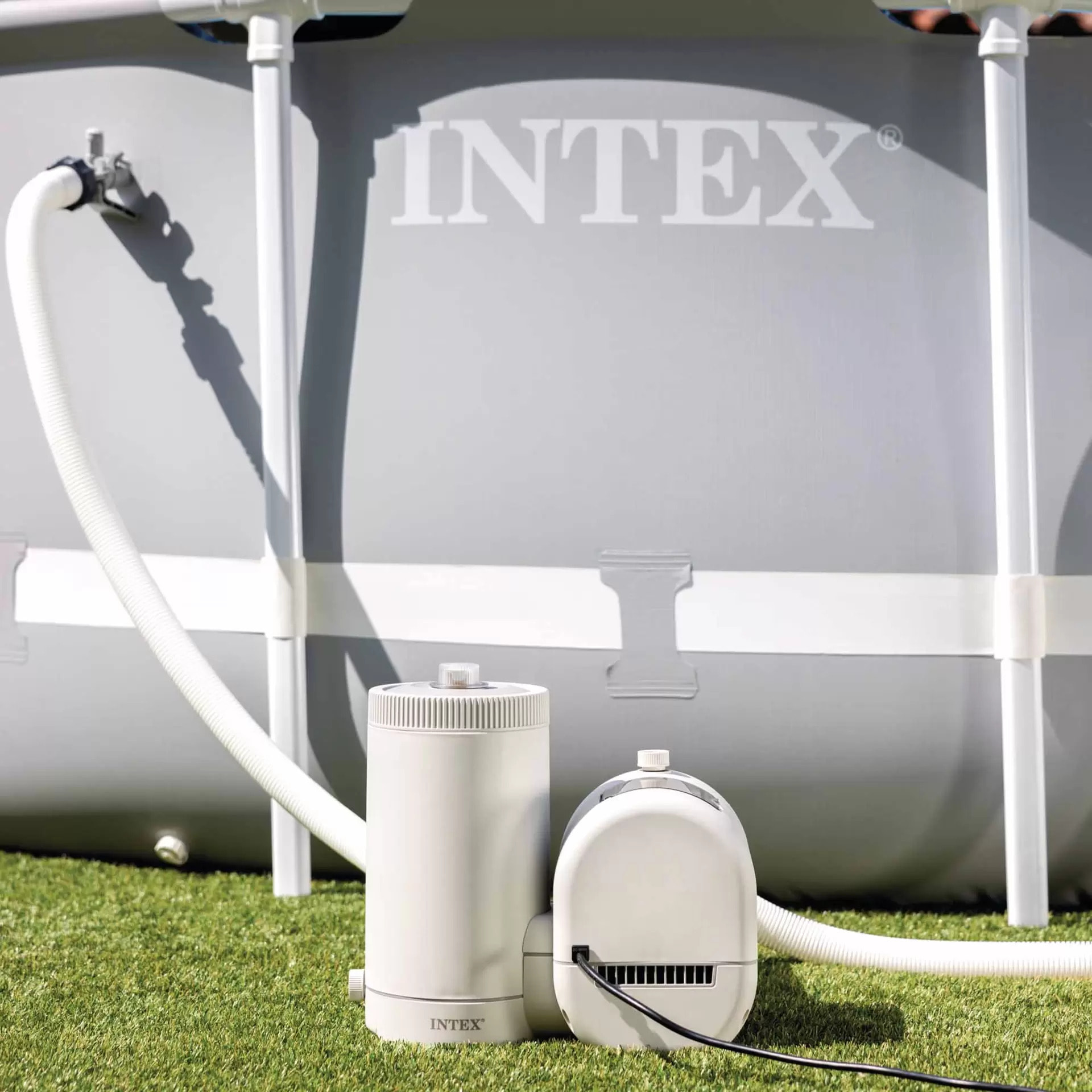 Intex 26634 - Pompa Filtro a Cartuccia Krystal Clear, per Piscine Frame ⌀ 732 cm, 9463 L/h