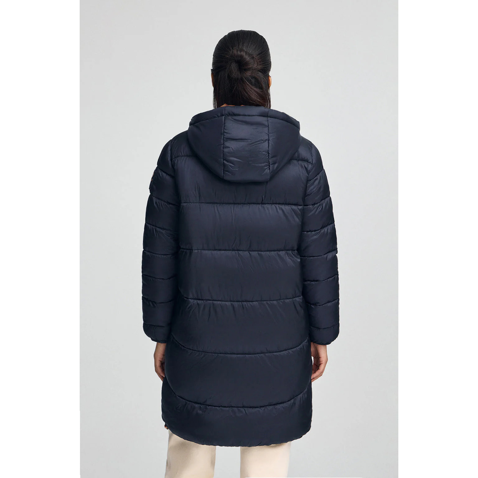 Giaccone Ingrid Coat blu marino con logo Polo Club